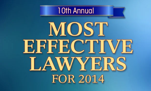most effective lawyers 2014
